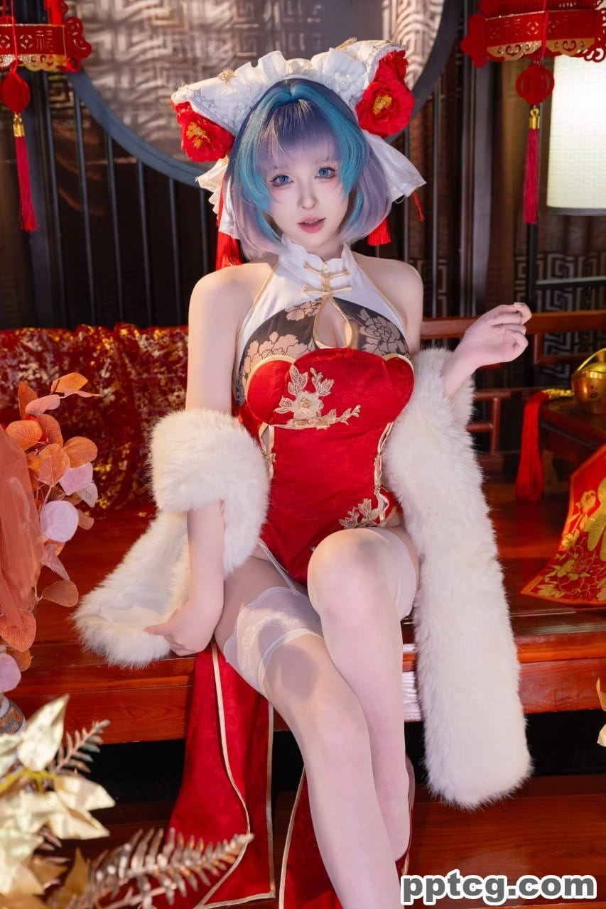 清水由乃 柴郡 新春 旗袍-奈奈COS 清水由乃 柴郡 新春 旗袍