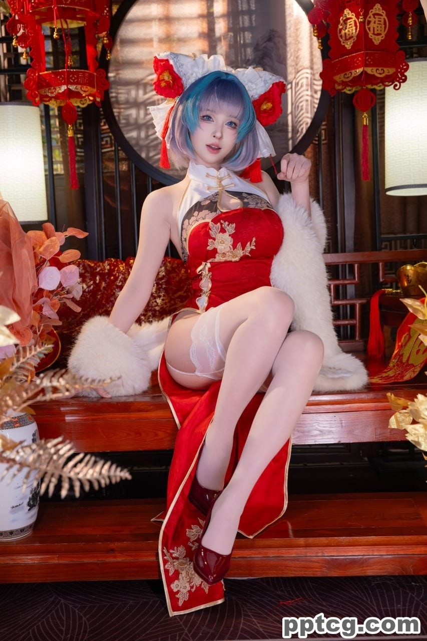 清水由乃 柴郡 新春 旗袍-奈奈COS 清水由乃 柴郡 新春 旗袍