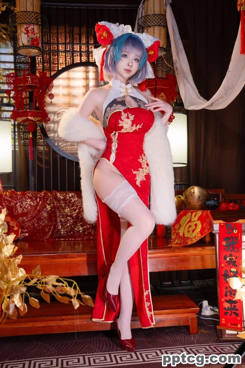清水由乃 柴郡 新春 旗袍-奈奈COS 清水由乃 柴郡 新春 旗袍