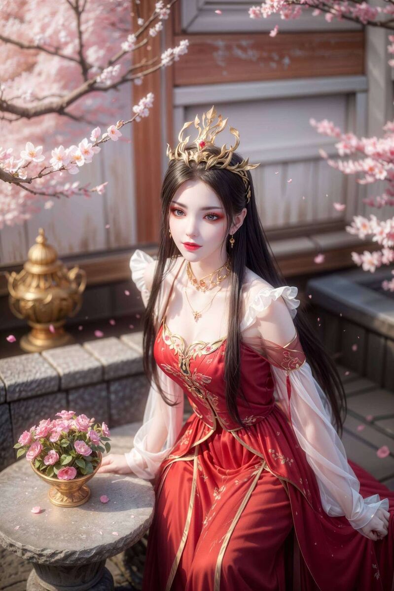 斗破苍穹壁纸美杜莎萧炎拼头ai绘画角色笑容素材免费壁纸合集手机粉色