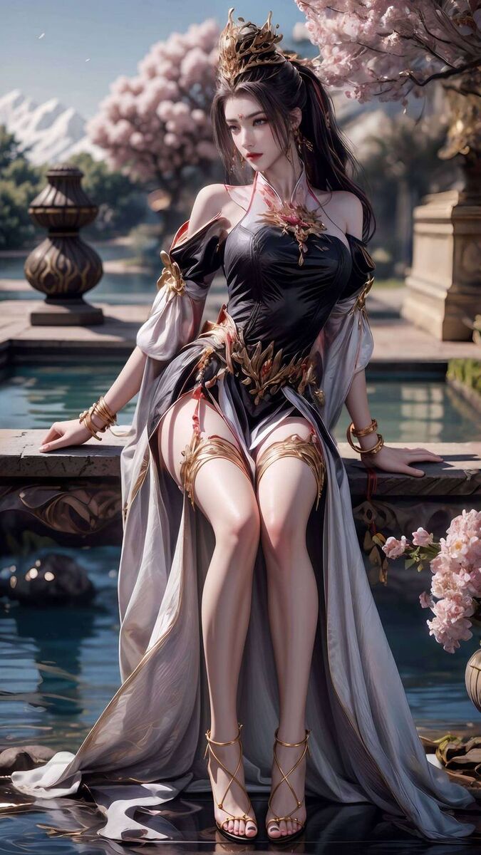 酒玖师叔唯美国漫女生AI壁纸护眼苹果古香古色-皮皮兔动漫