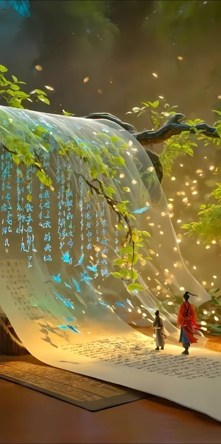 国风AI绘画5K手机壁纸-皮皮兔动漫