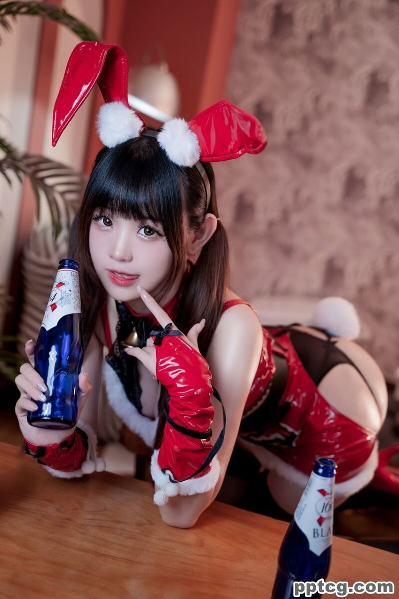 miko酱ww 圣诞兔兔-奈奈COS miko酱ww 圣诞兔兔