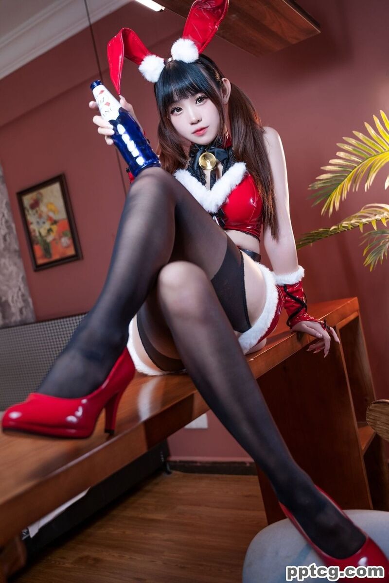 miko酱ww 圣诞兔兔-奈奈COS miko酱ww 圣诞兔兔
