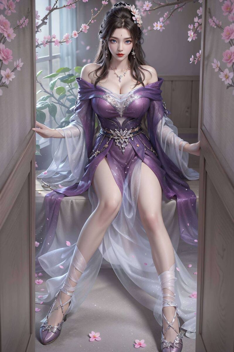 石昊与月婵高清壁纸:国漫女主AI绘画与古风表情素材精选
