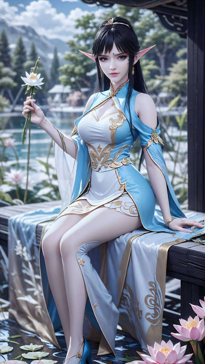 国漫女神凤清儿图集:护眼古风壁纸精选