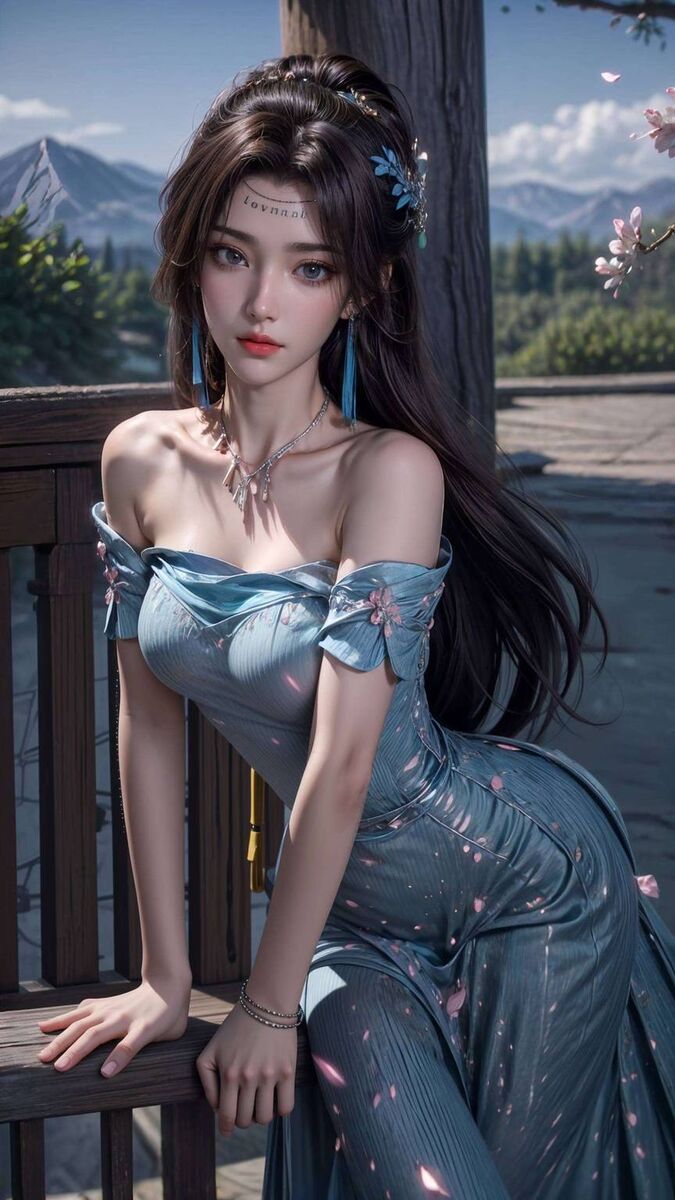 云韵锁屏壁纸动态图片:超清晰AI绘画国漫女主精细角色Win10艺术壁纸