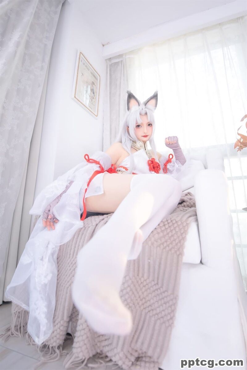 神楽坂真冬 白丝胡桃-奈奈COS 神楽坂真冬 白丝胡桃