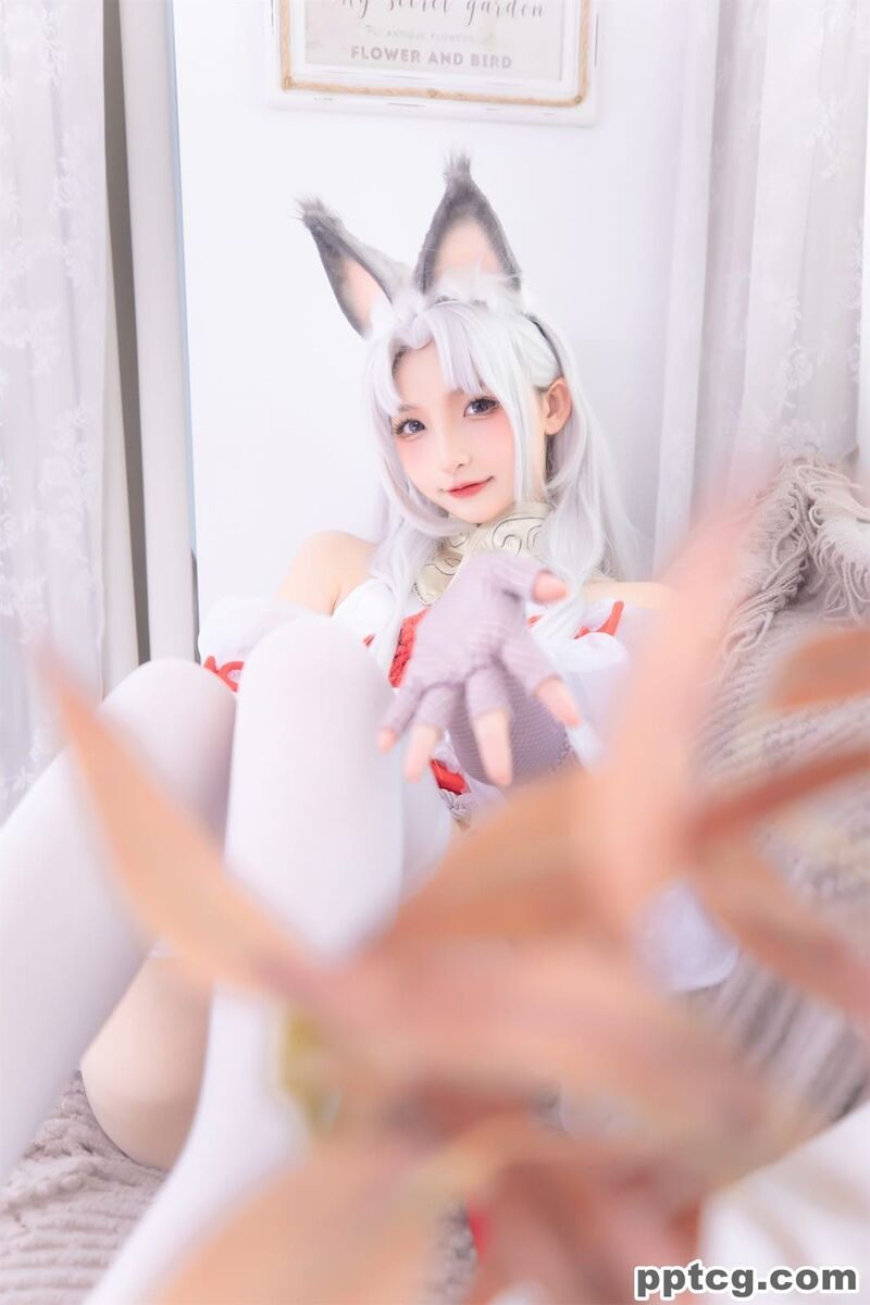 神楽坂真冬 白丝胡桃-奈奈COS 神楽坂真冬 白丝胡桃