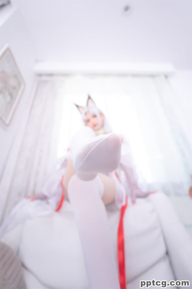 神楽坂真冬 白丝胡桃-奈奈COS 神楽坂真冬 白丝胡桃
