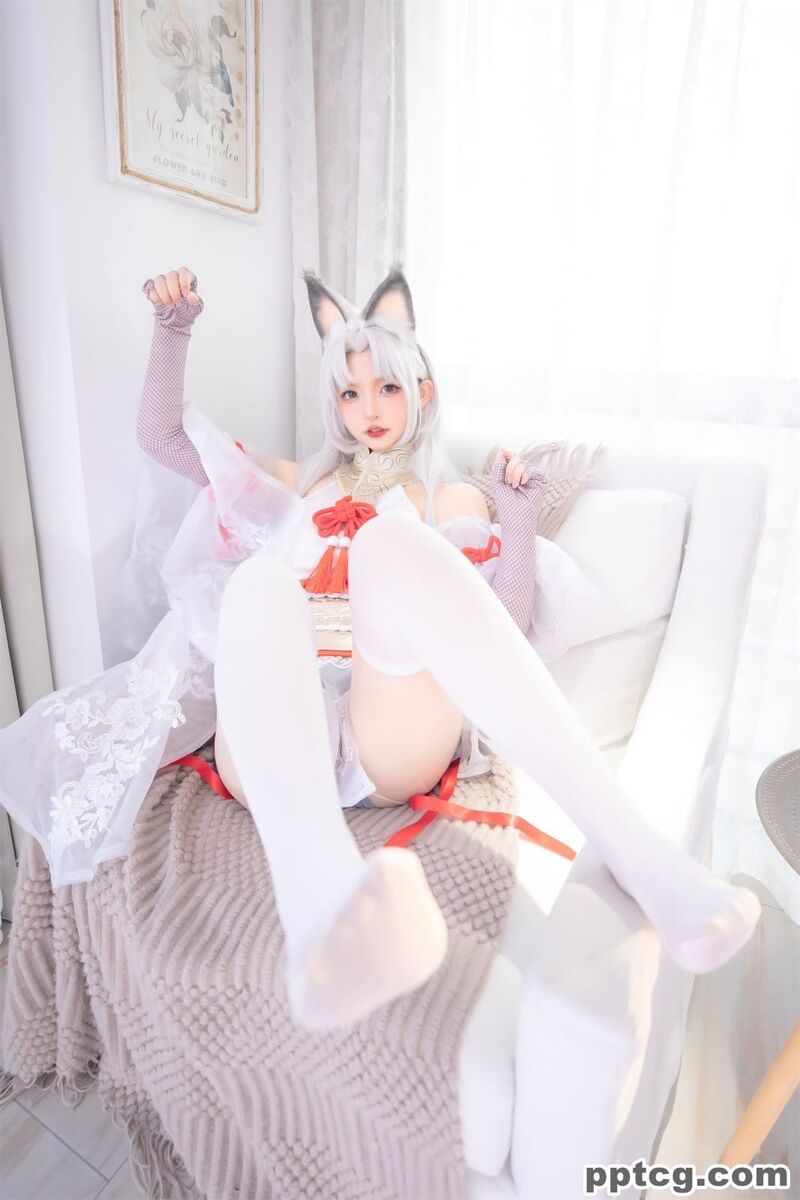 神楽坂真冬 白丝胡桃-奈奈COS 神楽坂真冬 白丝胡桃