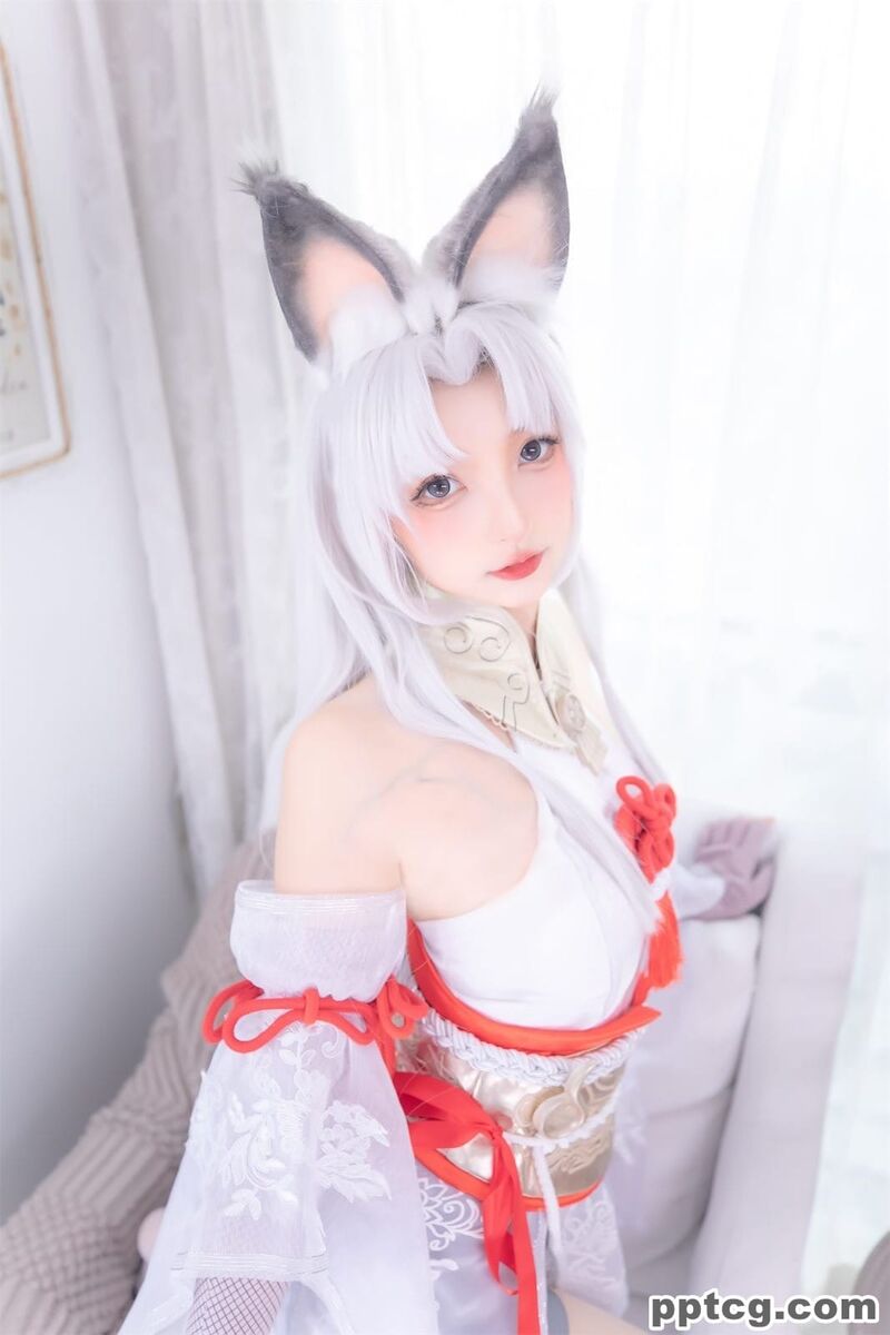 神楽坂真冬 白丝胡桃-奈奈COS 神楽坂真冬 白丝胡桃