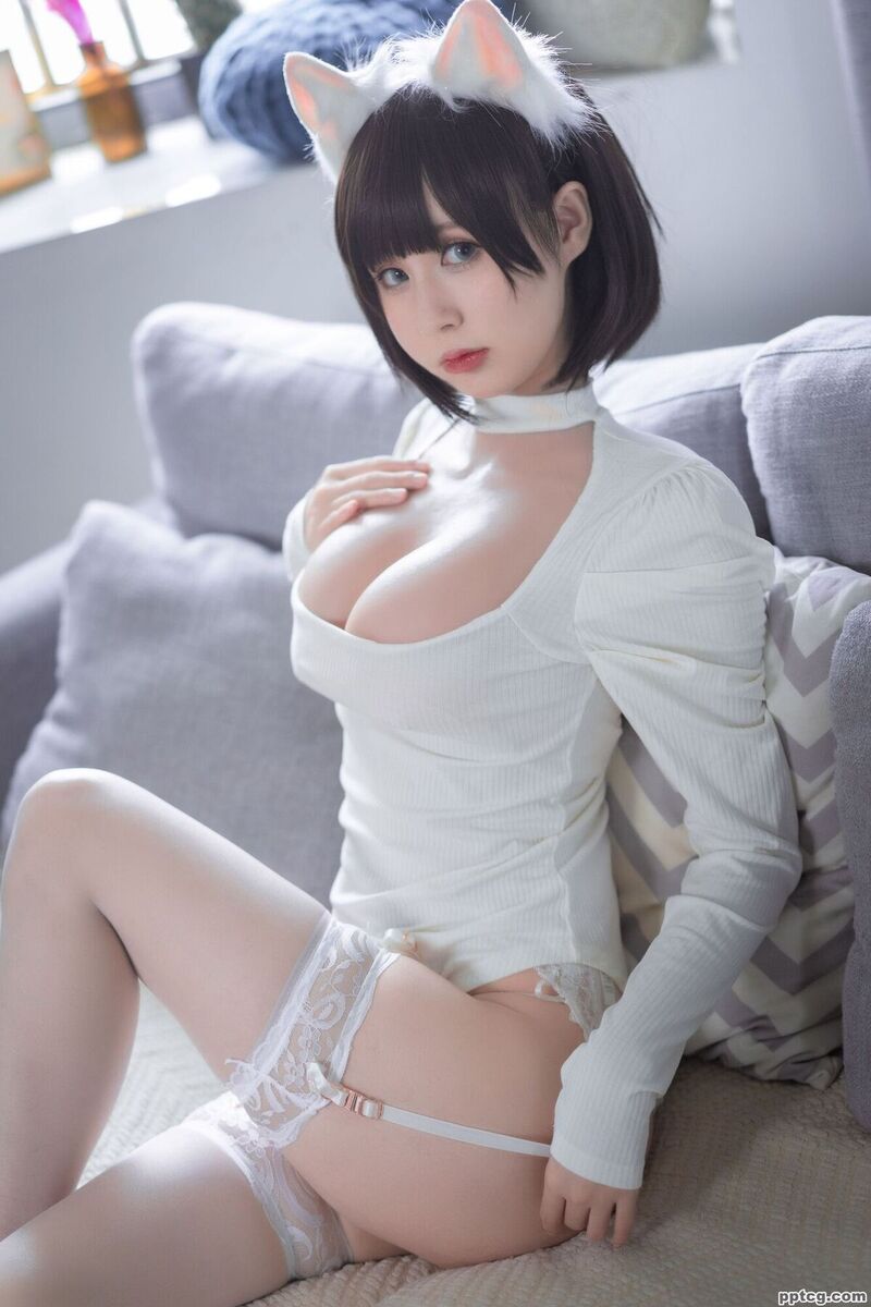 西园寺南歌 白猫白色连体衣-奈奈COS 西园寺南歌 白猫白色连体衣