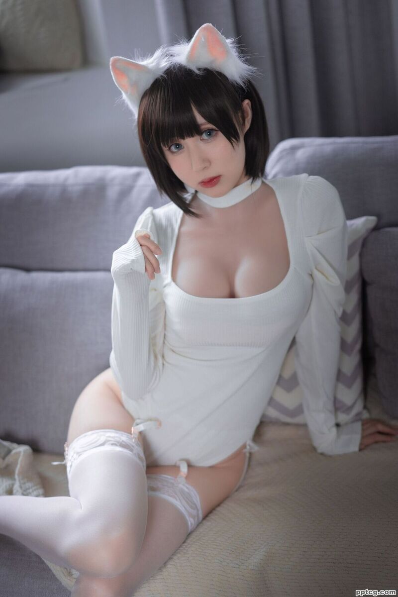 西园寺南歌 白猫白色连体衣-奈奈COS 西园寺南歌 白猫白色连体衣