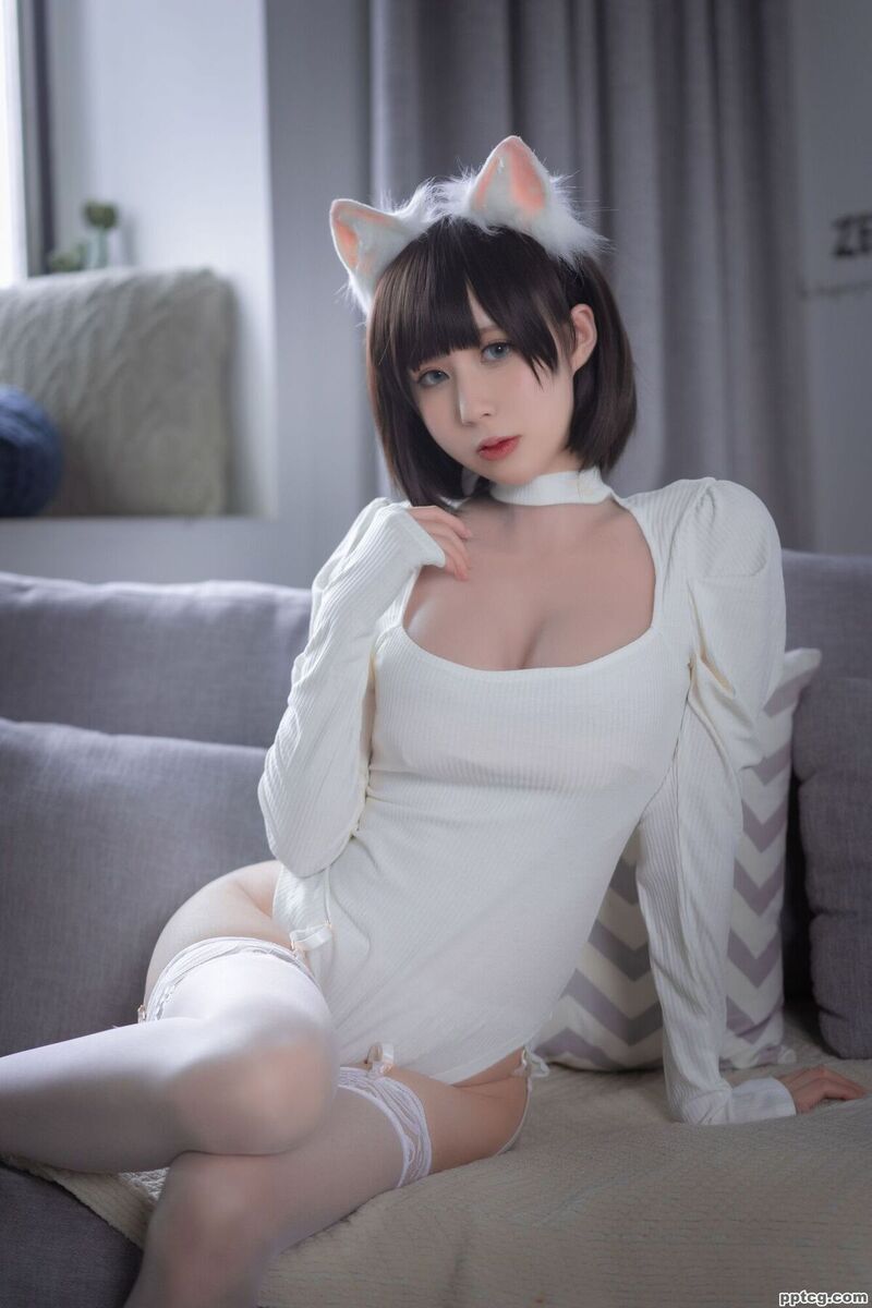 西园寺南歌 白猫白色连体衣-奈奈COS 西园寺南歌 白猫白色连体衣