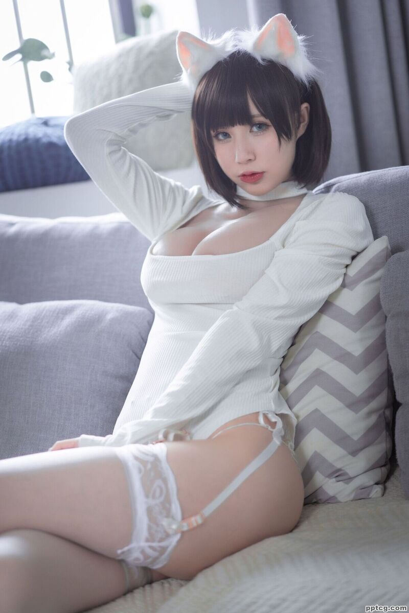 西园寺南歌 白猫白色连体衣-奈奈COS 西园寺南歌 白猫白色连体衣