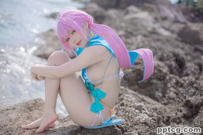 Takanashi Hanari  Aqua COS写真套图-皮皮兔动漫