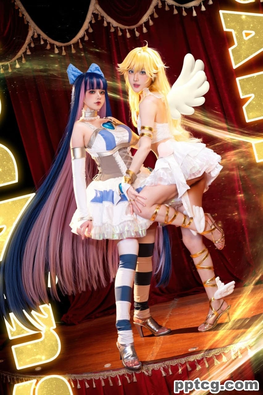 阿包也是兔娘 &苏苏苏Sofia 吊带袜天使-奈奈COS 阿包也是兔娘 &苏苏苏Sofia 吊带袜天使