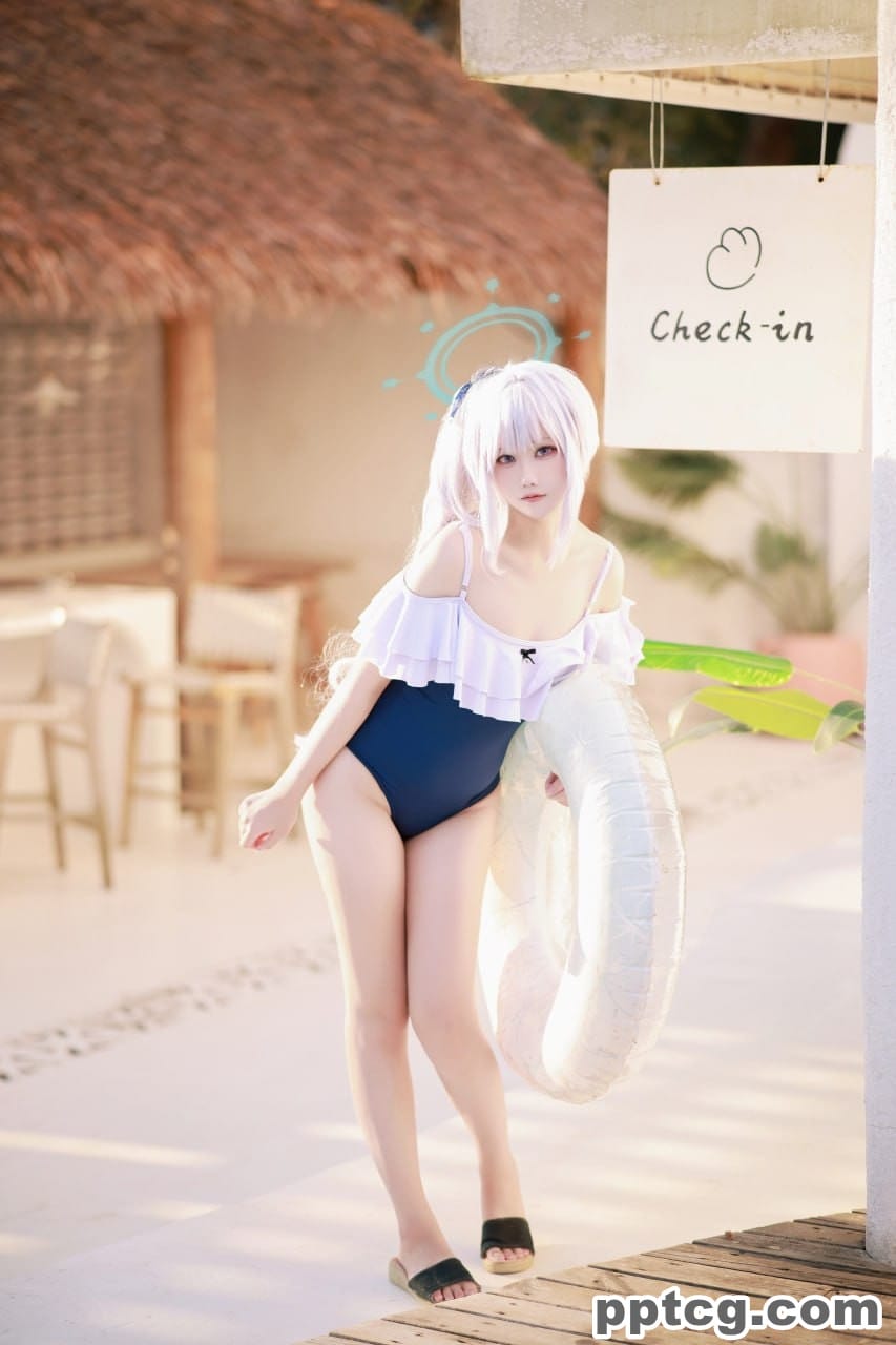 lunana  月雪ミヤコ-ブルーアーカイブ COS写真图集-皮皮兔动漫