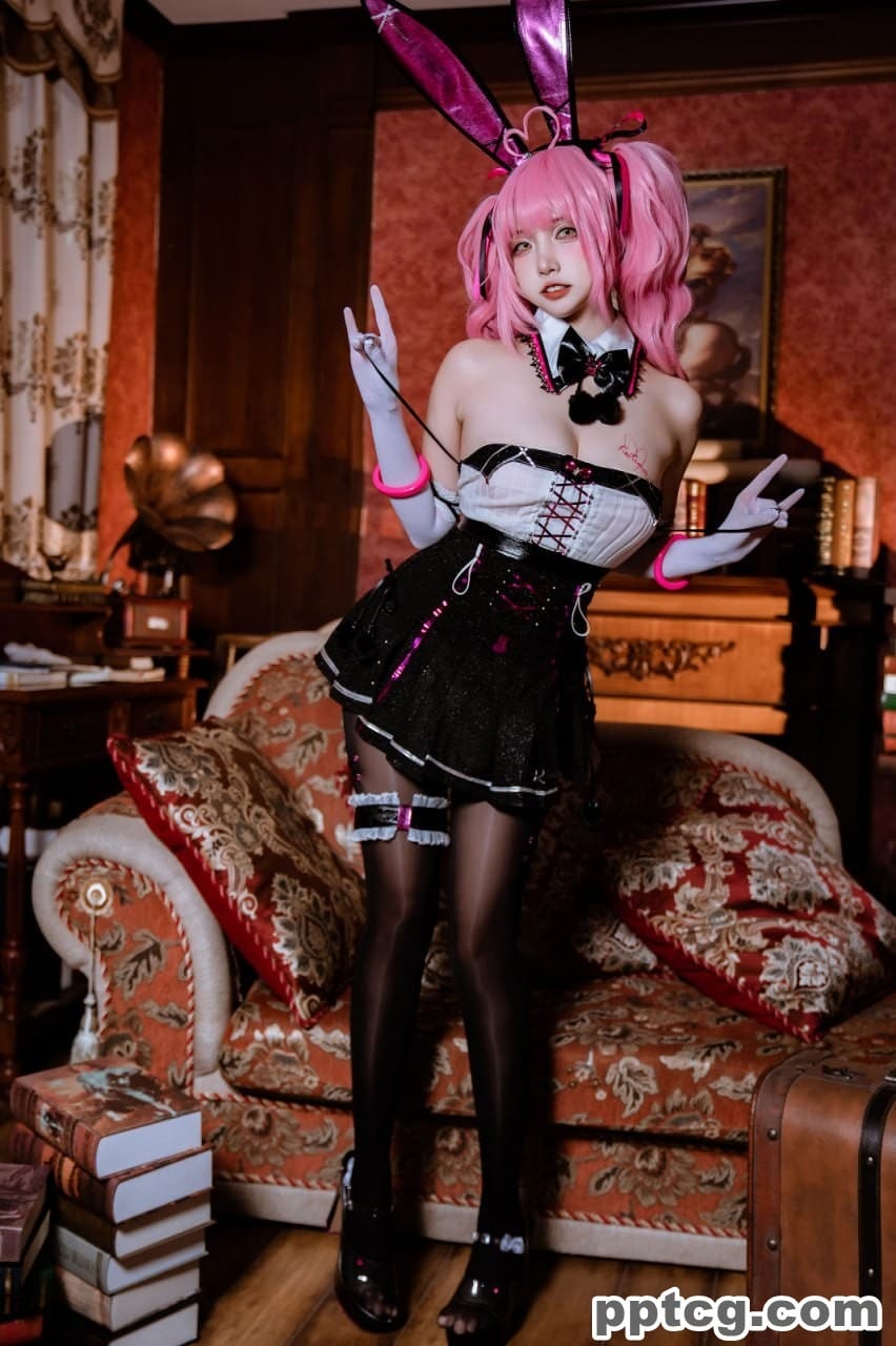 二佐Nisa   交错战线 卡提那 COS写真图集-皮皮兔动漫