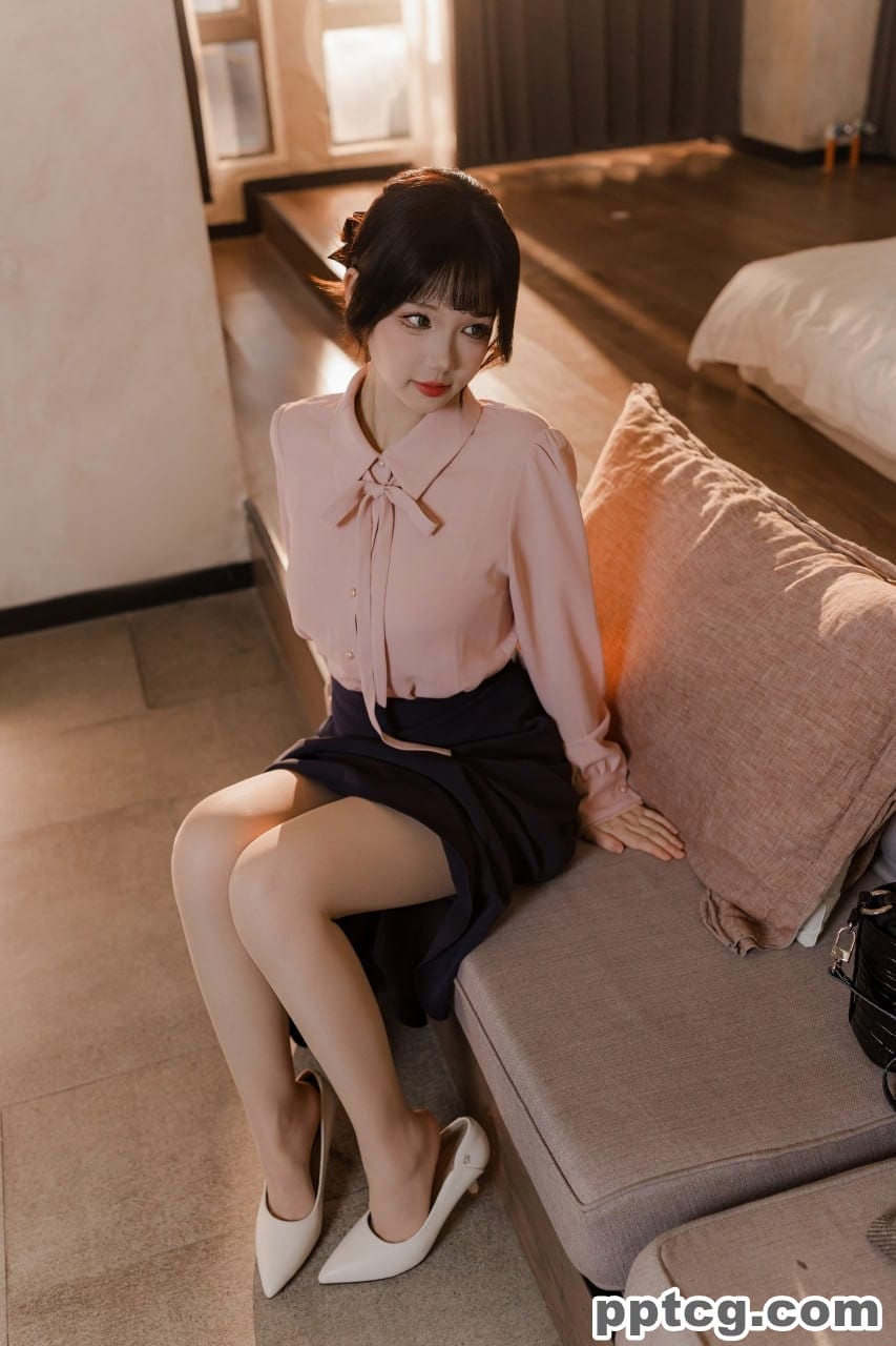 雪晴 粉藏青 通勤 长裙 OL-奈奈COS 雪晴 粉藏青 通勤 长裙 OL