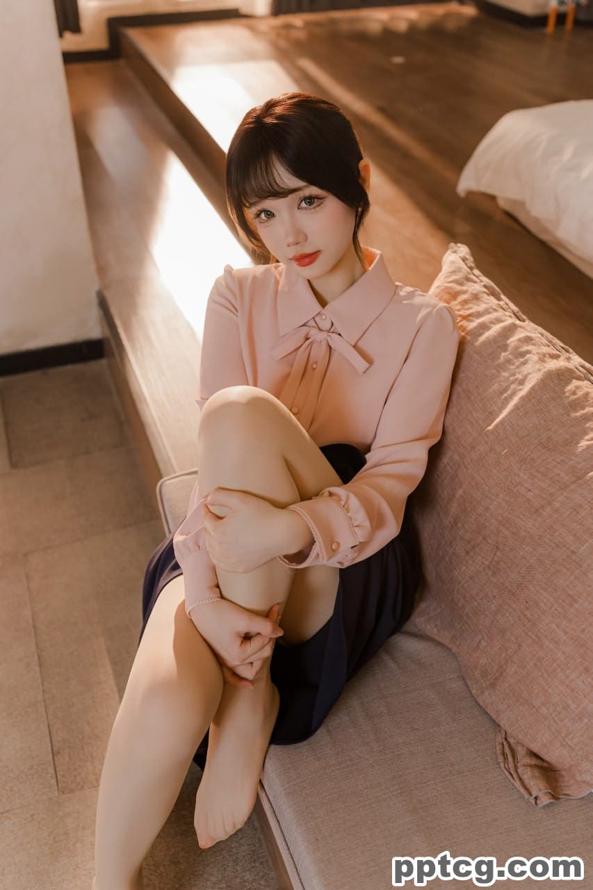 雪晴 粉藏青 通勤 长裙 OL-奈奈COS 雪晴 粉藏青 通勤 长裙 OL