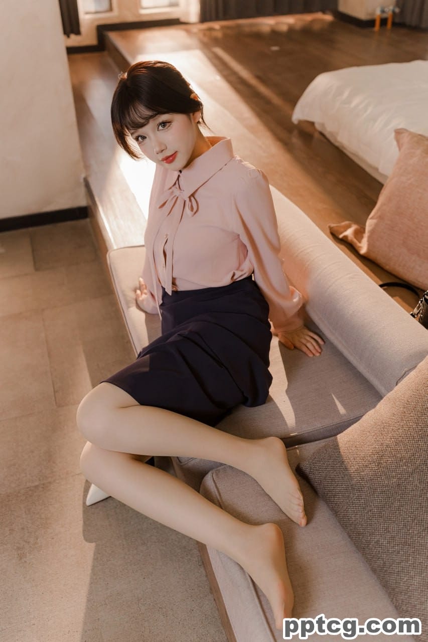 雪晴 粉藏青 通勤 长裙 OL-奈奈COS 雪晴 粉藏青 通勤 长裙 OL