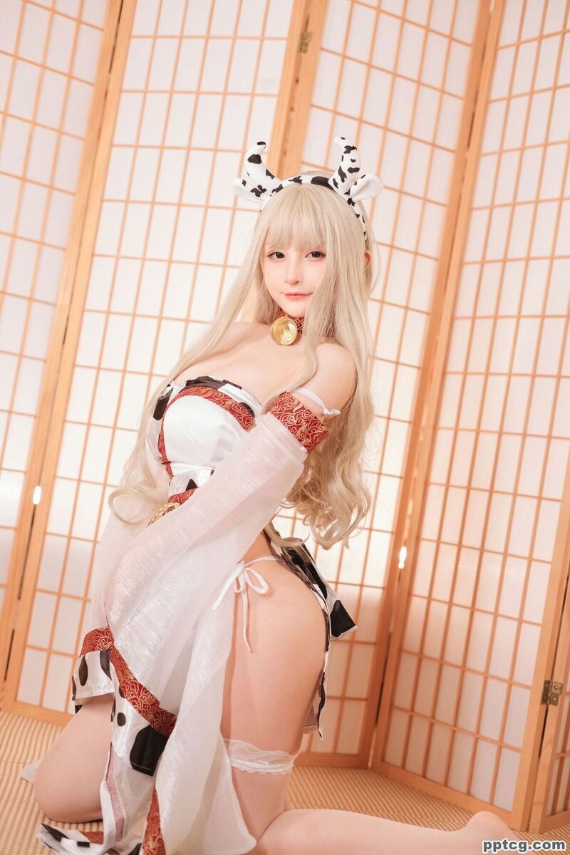桜井宁宁 牛牛子和服 COS写真图集-皮皮兔动漫