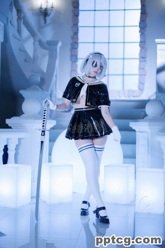 Cien 2B JK School Uniform NieR Automata-奈奈COS Cien 2B JK School Uniform NieR Automata