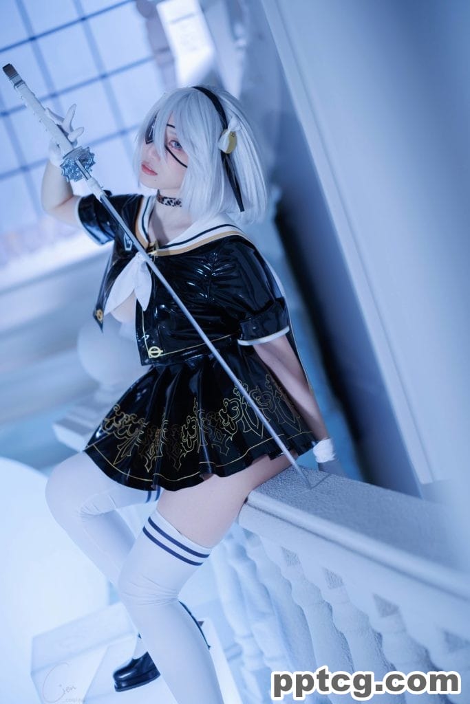 Cien 2B JK School Uniform NieR Automata-奈奈COS Cien 2B JK School Uniform NieR Automata