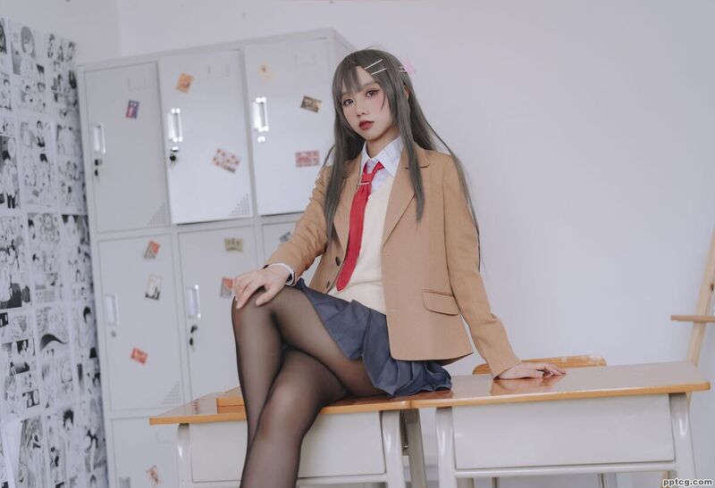 果咩酱w 麻衣校服 COS写真图集-皮皮兔动漫
