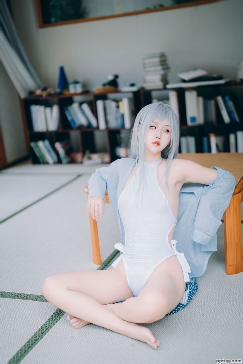 萌芽儿o0 白泳装-奈奈COS 萌芽儿o0 白泳装