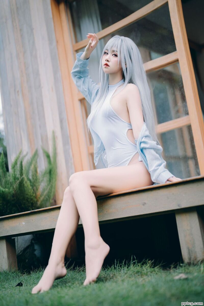 萌芽儿o0 白泳装-奈奈COS 萌芽儿o0 白泳装