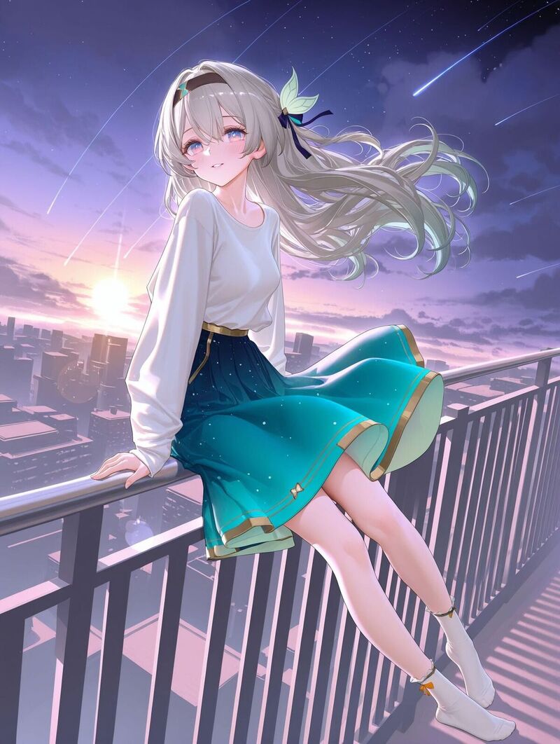 流萤壁纸。#二次元 #ai绘画 #崩铁 #崩坏星穹铁道 #流萤-皮皮兔动漫