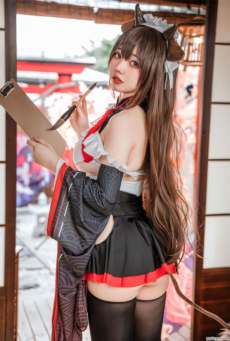 啊日日_Ganlory 碧蓝航线 迷糊女仆-奈奈COS 啊日日_Ganlory 碧蓝航线 迷糊女仆