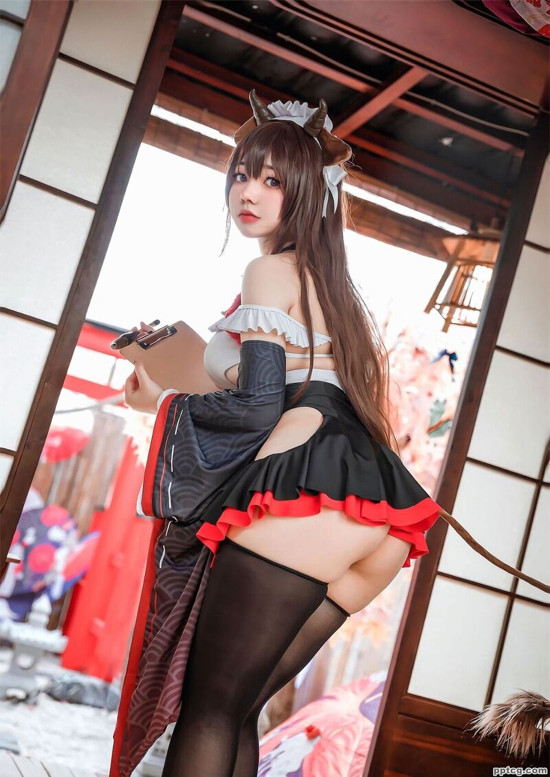 啊日日_Ganlory 碧蓝航线 迷糊女仆-奈奈COS 啊日日_Ganlory 碧蓝航线 迷糊女仆