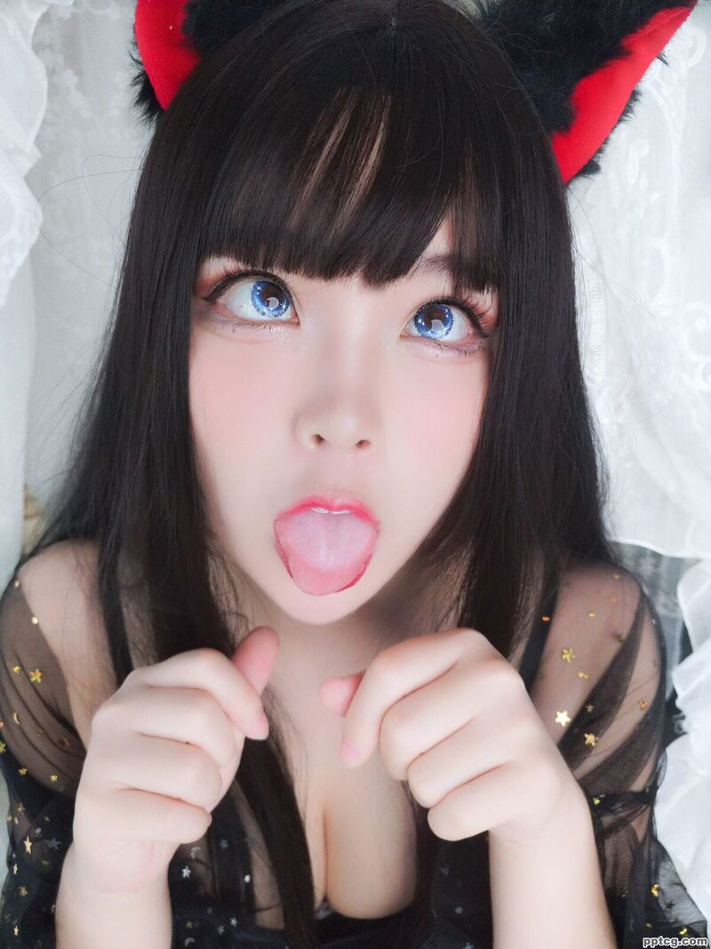 白烨 黑系猫咪少女-奈奈COS 白烨 黑系猫咪少女