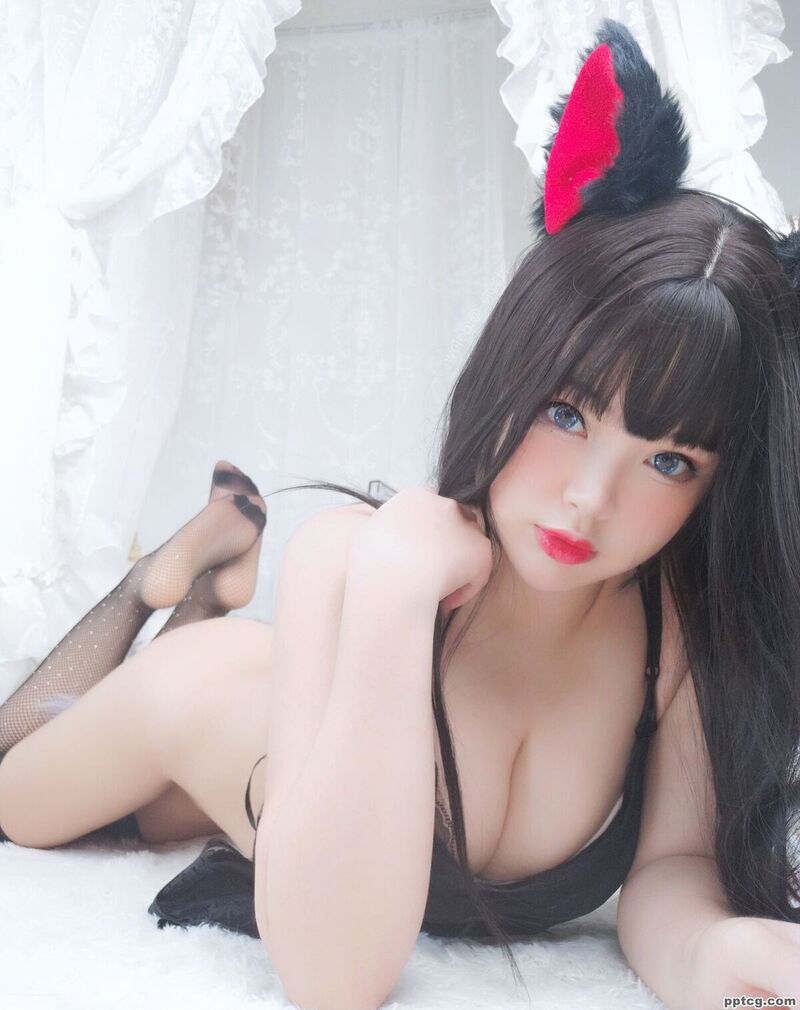 白烨 黑系猫咪少女-奈奈COS 白烨 黑系猫咪少女