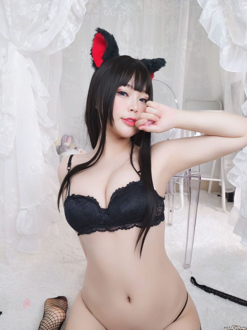 白烨 黑系猫咪少女-奈奈COS 白烨 黑系猫咪少女