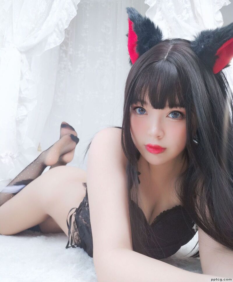 白烨 黑系猫咪少女-奈奈COS 白烨 黑系猫咪少女