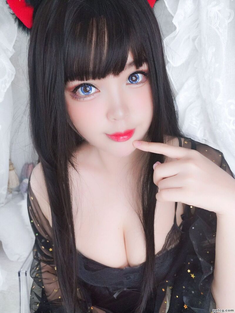 白烨 黑系猫咪少女-奈奈COS 白烨 黑系猫咪少女