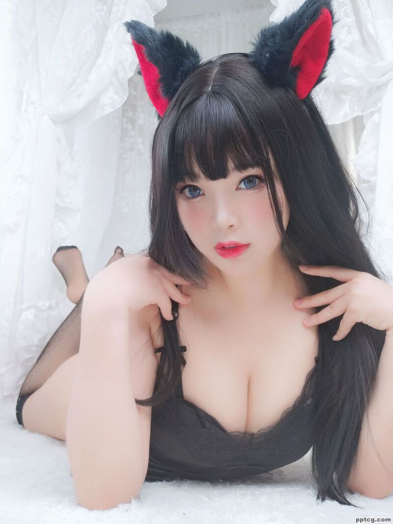 白烨 黑系猫咪少女-奈奈COS 白烨 黑系猫咪少女