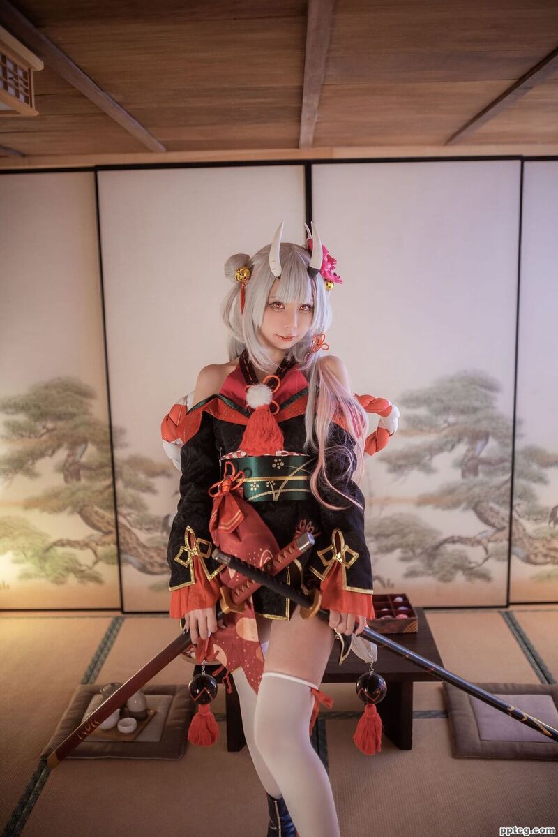 紫姝 百鬼あやめ-奈奈COS 紫姝 百鬼あやめ