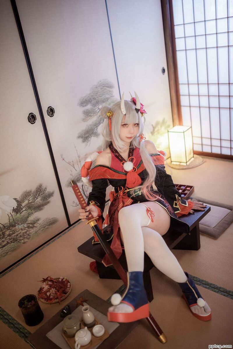 紫姝 百鬼あやめ-奈奈COS 紫姝 百鬼あやめ