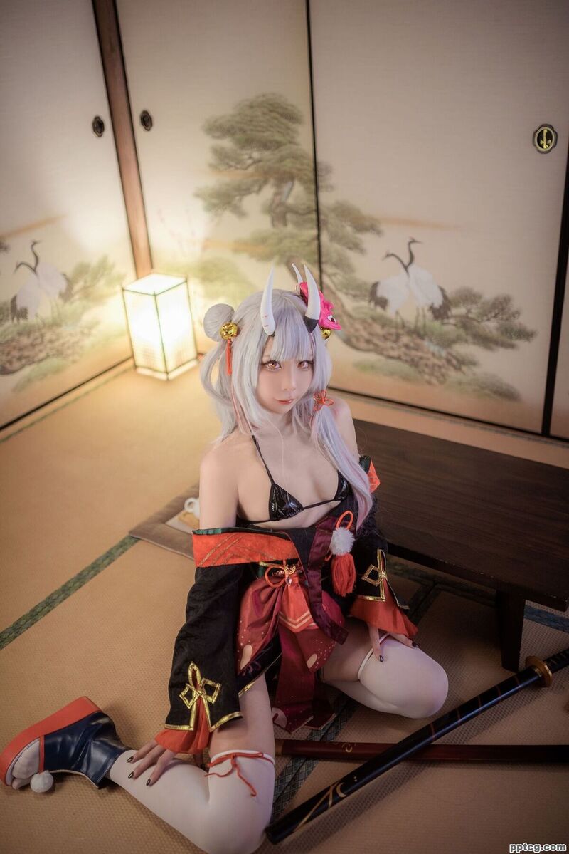 紫姝 百鬼あやめ-奈奈COS 紫姝 百鬼あやめ