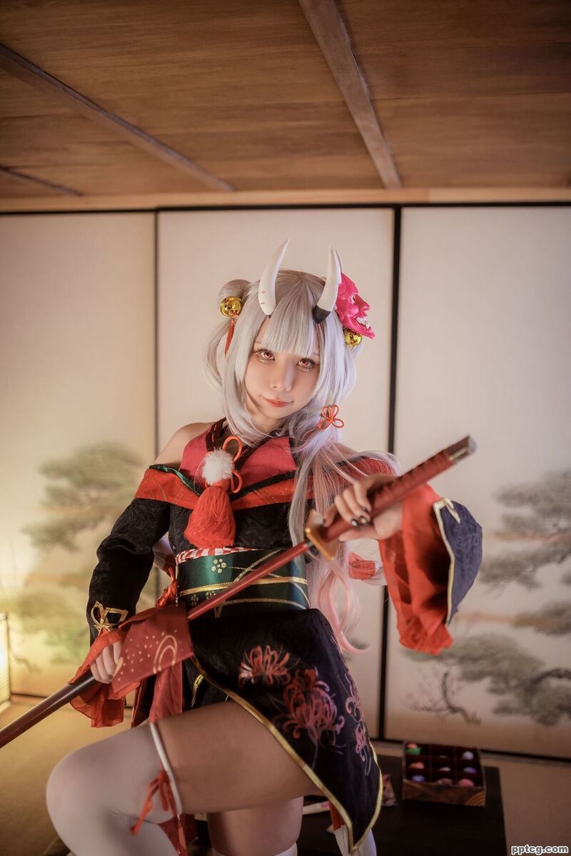 紫姝 百鬼あやめ-奈奈COS 紫姝 百鬼あやめ