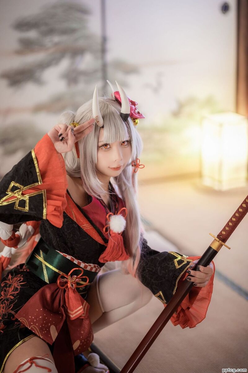 紫姝 百鬼あやめ-奈奈COS 紫姝 百鬼あやめ