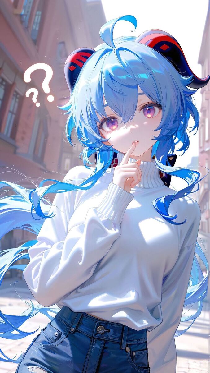 原神 甘雨 八重神子 梦见月瑞希 神里绫华 想尝尝我的口红？
