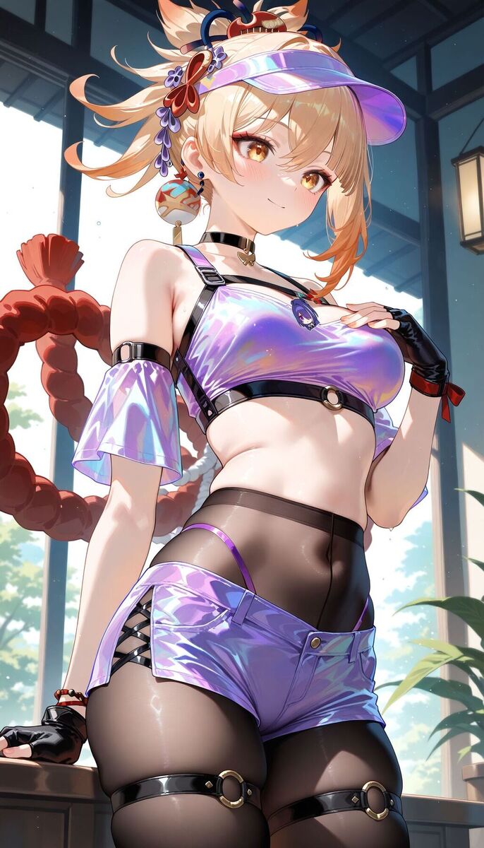 宵宫 原神 运动女孩 二次元 元气少女-皮皮兔动漫