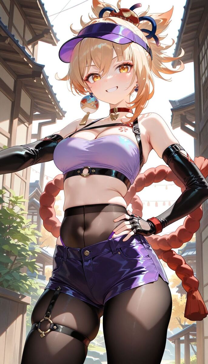 宵宫 原神 运动女孩 二次元 元气少女
